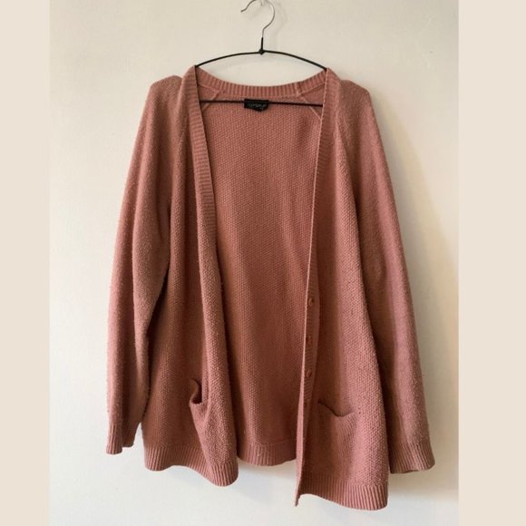 Pink Knit Topshop Cardigan - Picture 1 of 7